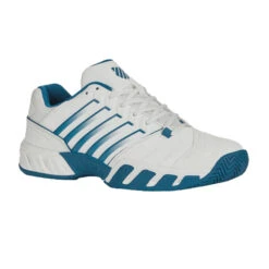 K-Swiss Bigshot Light 4 (Men's) - Brilliant White/Celestial/Scuba Blue 9 K-Swiss Bigshot Light 4 (Men's) - Brilliant White/Celestial/Scuba Blue -Tennis Equipment Shop 06989 126d