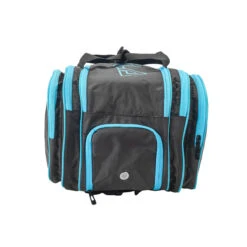 JOOLA Tour Elite Pro Pickleball Duffle Bag - Black / Light Blue -Tennis Equipment Shop 18586c