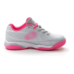 Lotto Mirage 300 All Court (Junior's) - Vapor Gray/Vivid Fuchsia/Cool Gray 7 Lotto Mirage 300 All Court (Junior's) - Vapor Gray/Vivid Fuchsia/Cool Gray -Tennis Equipment Shop 210746 8T2 01