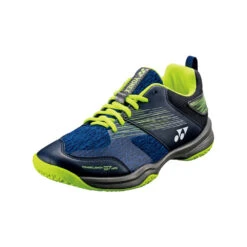 Yonex Power Cushion 37 Wide (Unisex)- Navy/Yellow -Tennis Equipment Shop 37wided