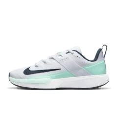 Nike Court Vapor Lite (Women's) - White/Obsidian Mint (Available Size: 8, 10) -Tennis Equipment Shop DC3431 100b