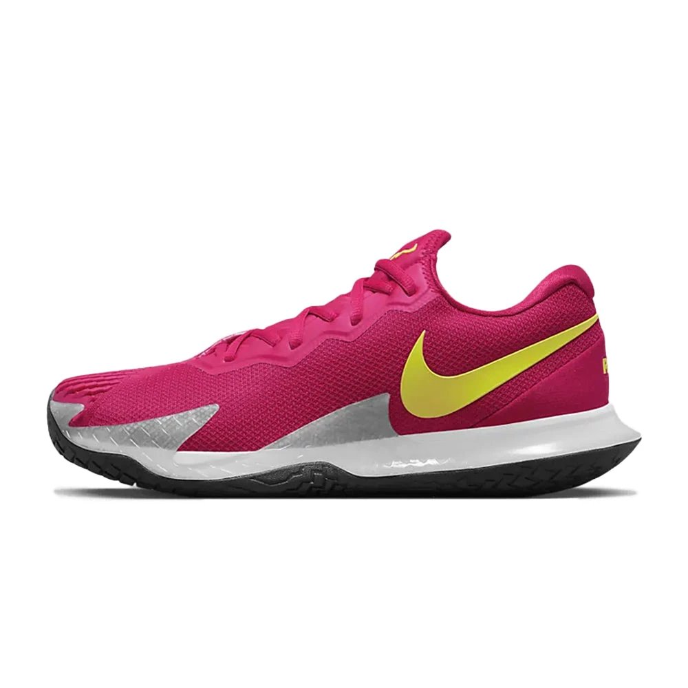 Nike Court Zoom Vapor Cage 4 Rafa (Men's) - Mystic Hibiscus/White/Black/Yellow Strike 4 Nike Court Zoom Vapor Cage 4 Rafa (Men's) - Mystic Hibiscus/White/Black/Yellow Strike - Image 2