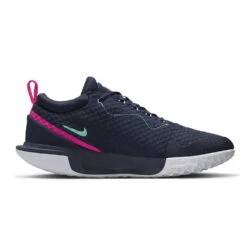 Nike Court Zoom Pro (Men's) - Obsidian/Green Glow/White/Hyper Pink -Tennis Equipment Shop DH0618 402c