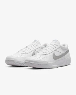 Nike Court Zoom Lite 3 (Women's) - White/Metallic Silver (Available Size: 10.5) -Tennis Equipment Shop DH1042 101 4
