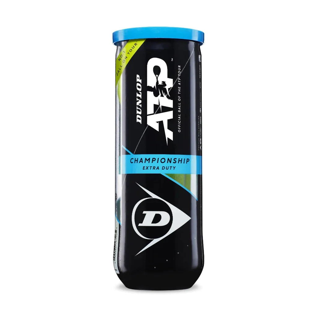 Dunlop ATP Championship Extra Duty Tennis Ball - Individual Can (3 Balls) 3 Dunlop ATP Championship Extra Duty Tennis Ball - Individual Can (3 Balls)