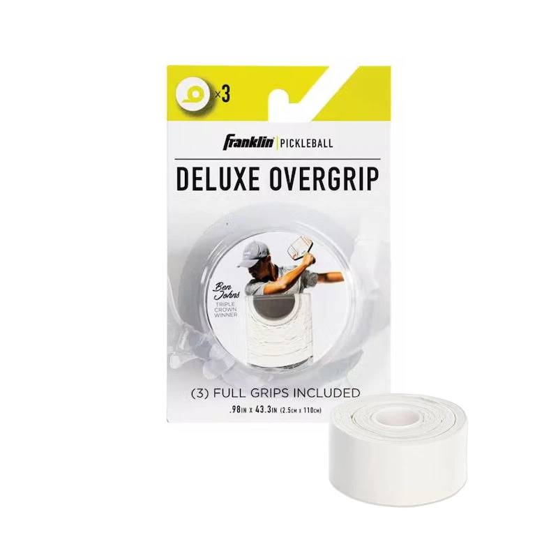 Franklin Pickleball Paddle Overgrip - White 3 Franklin Pickleball Paddle Overgrip - White