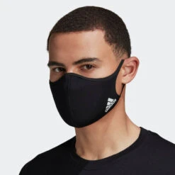 Adidas Face Masks (3-Pack) - Black 14 Adidas Face Masks (3-Pack) - Black -Tennis Equipment Shop Face Covers M L 3 Pack Black H08837 21 model