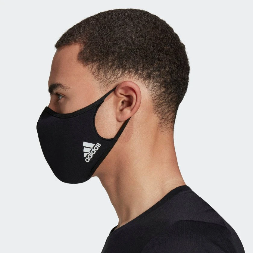Adidas Face Masks (3-Pack) - Black 7 Adidas Face Masks (3-Pack) - Black - Image 5
