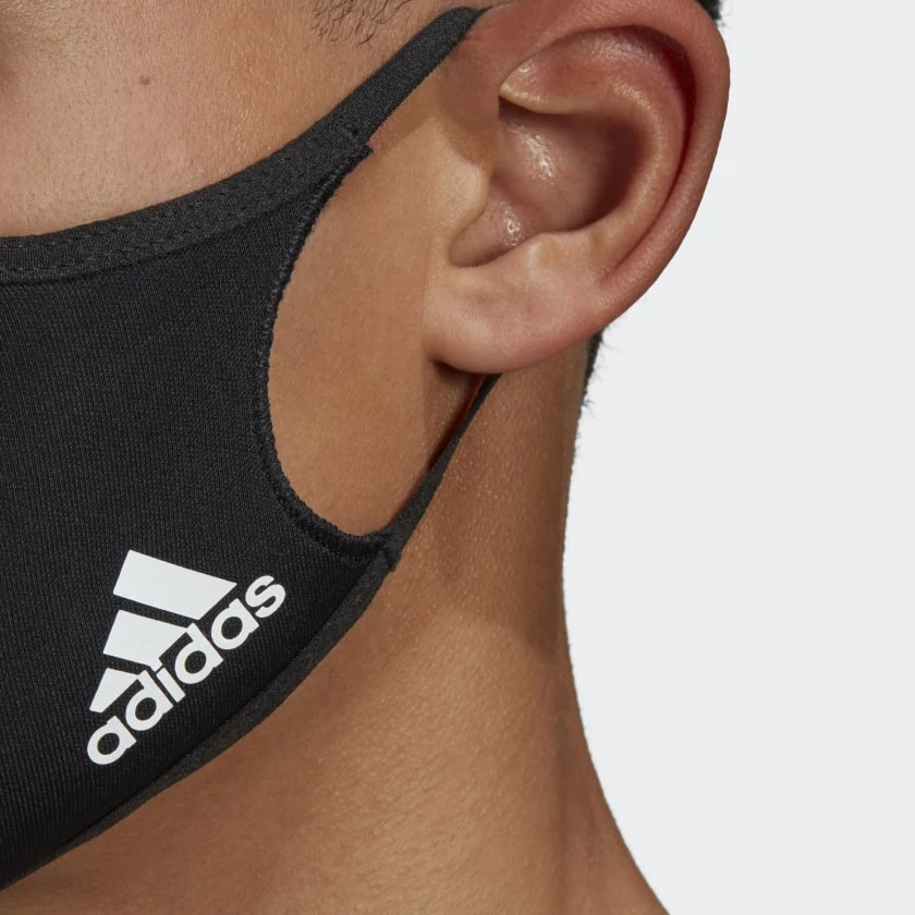 Adidas Face Masks (3-Pack) - Black 10 Adidas Face Masks (3-Pack) - Black - Image 8