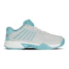 K-Swiss Hypercourt Express 2 (Women's) - Brilliant White/Angel Blue/Sheer Lilac -Tennis Equipment Shop K96613 190a