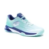 Lotto Mirage 100 Speed (Women's) - White/Sodalite Blue/Green Cabbage (Available: Size 5.5) -Tennis Equipment Shop LottoMirage100Speed Women s White SodaliteBlue GreenCabbage