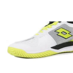 Lotto Mirage 200 SPD (Unisex) - White/Neon/Black -Tennis Equipment Shop LottoMirage200SPD 2136277FR 4