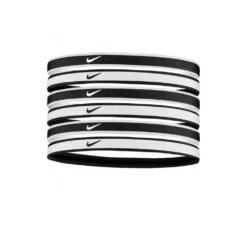 Nike Swoosh Sport Headbands (6 Pack) - Black/White