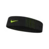Nike Dri-Fit Reveal Headband- Black/Volt/Volt -Tennis Equipment Shop N0002284085OS