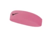 Nike Swoosh Headband - Pink Gaze/Oil Grey -Tennis Equipment Shop NikeSwooshHeadband PinkGaze GreyOil