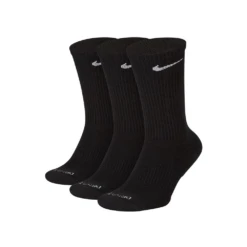 Nike Everyday Plus Cushioned Crew Socks (3-Pack) - Black