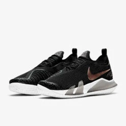Nike Court React Vapor NXT (Women's) - Black/Metallic Red Bronze/White -Tennis Equipment Shop W CV0742 002 5