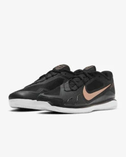 Nike Court Air Zoom Vapor Pro (Women's) - Black/White/Metallic Red Bronze -Tennis Equipment Shop W CZ0222 024 4