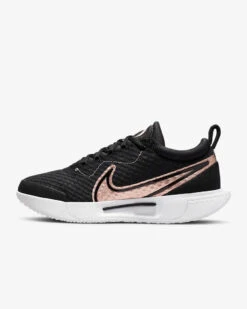 Nike Court Zoom Pro (Women's) - Black/White/Metallic Red Bronze -Tennis Equipment Shop WDH0990 091 2