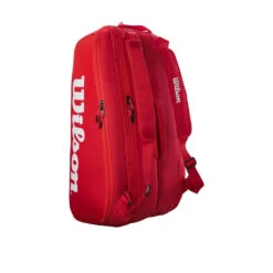 Wilson Super Tour 9 Pack Tennis Bag - Red 7 Wilson Super Tour 9 Pack Tennis Bag - Red -Tennis Equipment Shop WR8010501001 3