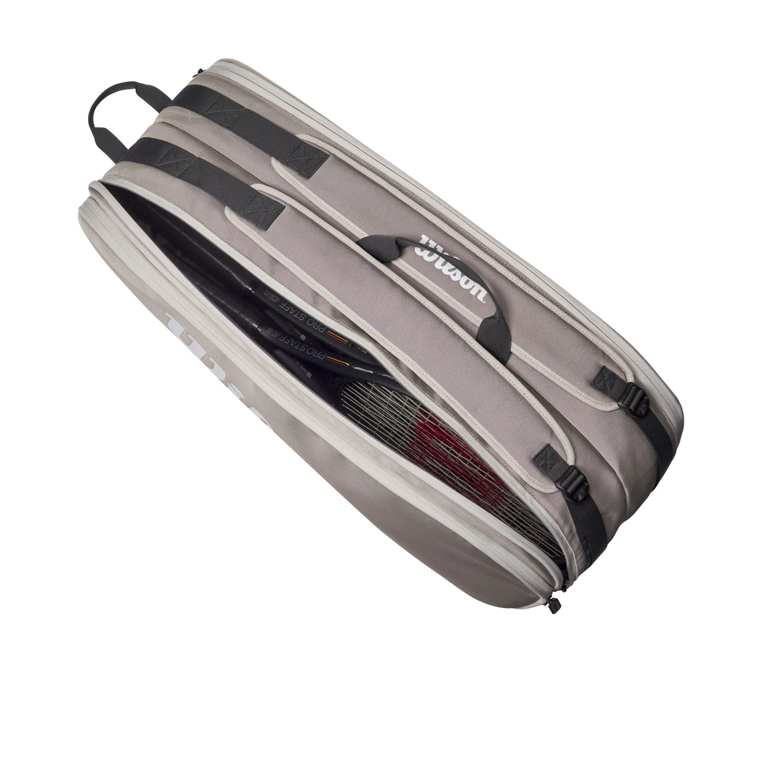 Wilson Tour 6 Pack Tennis Bag - Stone 6 Wilson Tour 6 Pack Tennis Bag - Stone - Image 4