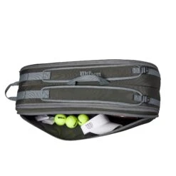 Wilson Tour 6 Pack Tennis Bag - Dark Green -Tennis Equipment Shop WR8022501 4 Tour 6PK DarkGreen.png.high res