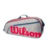 Wilson Junior 3 Pack - Grey/Red -Tennis Equipment Shop WR8023901 1 3PK GY.png.high res
