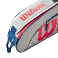 Wilson Junior 3 Pack - Grey/Red -Tennis Equipment Shop WR8023901 3 3PK GY.png.high res