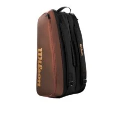 Wilson Pro Staff V14 Super Tour 9 Pack Bag - Desert Bronze -Tennis Equipment Shop WR8024501 2 Super Tour Pro Staff V14 9PK Rust.png.high res