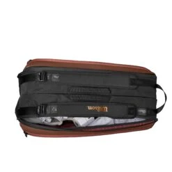 Wilson Pro Staff V14 Super Tour 9 Pack Bag - Desert Bronze -Tennis Equipment Shop WR8024501 8 Super Tour Pro Staff V14 9PK Copper.png.high res