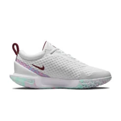 Nike Court Zoom Pro (Women's) - White/Dark Beetroot -Tennis Equipment Shop dh100d