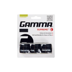 Gamma Supreme Overgrips (3-Pack) - Black