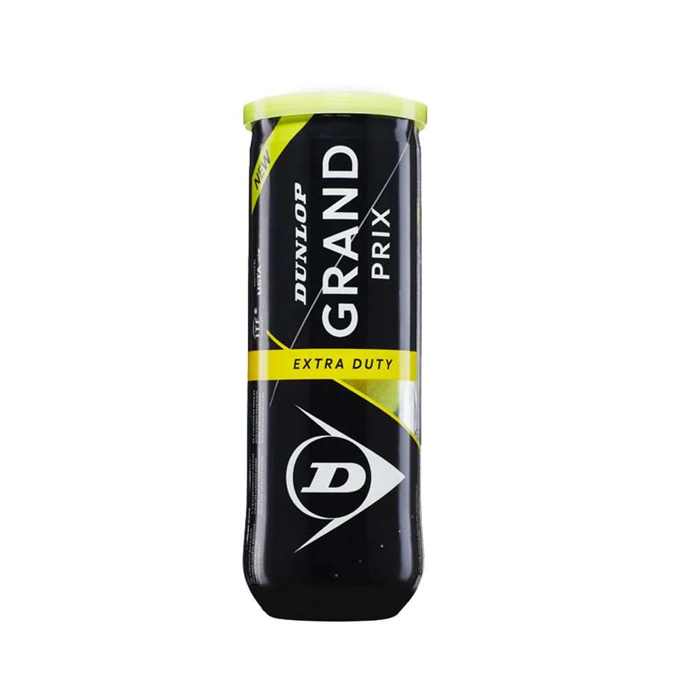 Dunlop Grand Prix Extra Duty Tennis Ball - Individual Can (3 Balls) 3 Dunlop Grand Prix Extra Duty Tennis Ball - Individual Can (3 Balls)
