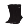 Nike Everyday Cotton Lightweight Crew Socks (3-Pack) - Black -Tennis Equipment Shop nike everyday plus lightweight crew socks mens black socks
