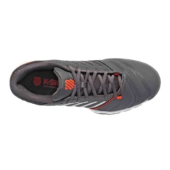 K-Swiss Bigshot Light 4 (Men's) - Asphalt/White/Spicy Orange (Available Size: 8-12) -Tennis Equipment Shop topview 2000x c2a4fef1 4b53 4516 8ba2 ddcc15d9fbdb